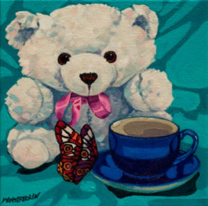 White Bear with Cup